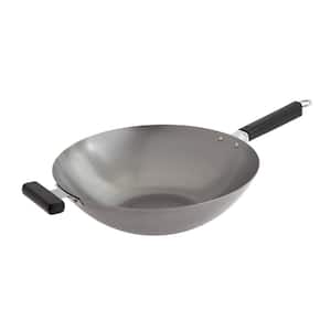 Merten & Storck Carbon Pro 12 in. Carbon Steel Frying Pan with Stainless  Steel Handle CC005816-001 - The Home Depot