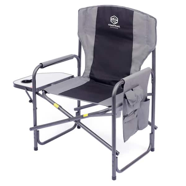 Coastrail Outdoor Oversized Grey And, Padded Folding Lawn Chairs Home Depot