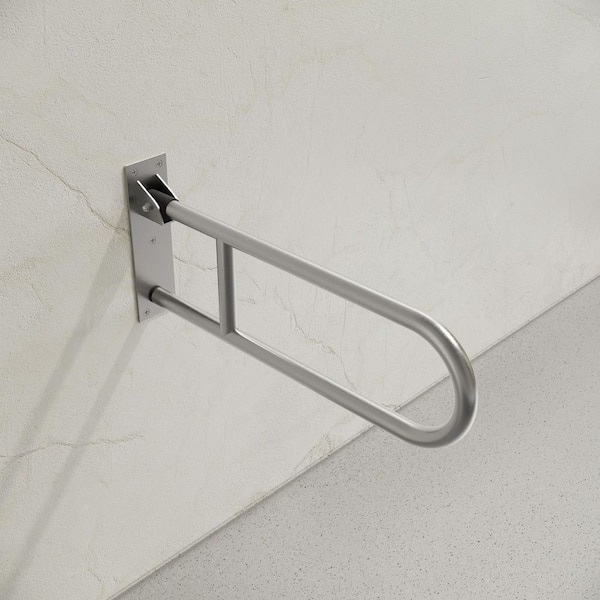 Alliance 24 in. Flip-Up Grab Bar in Stainless Steel