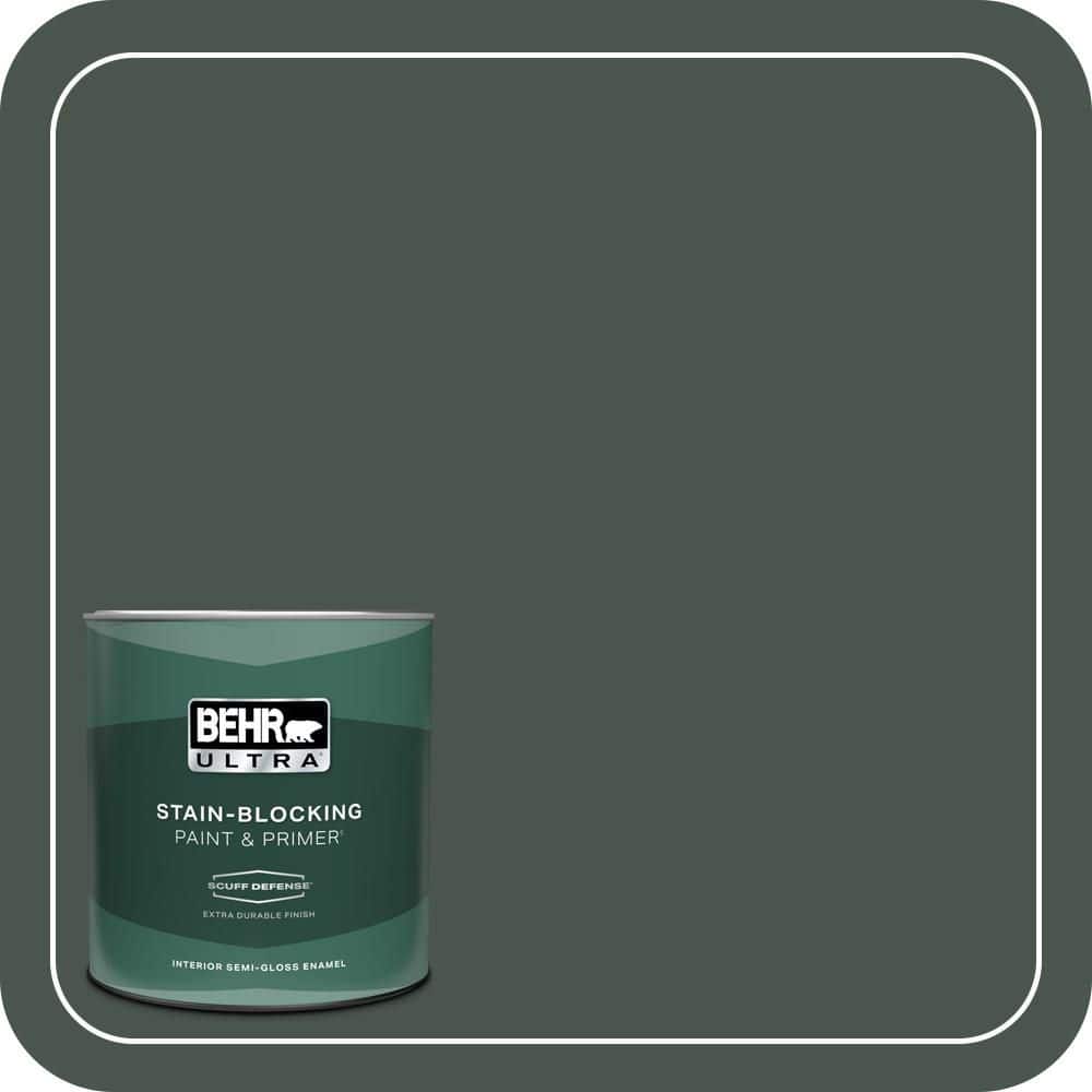 1 qt. #460F-7 Hazel Woods Extra Durable Semi-Gloss Enamel Interior Paint & Primer price history on PriceWatchPro