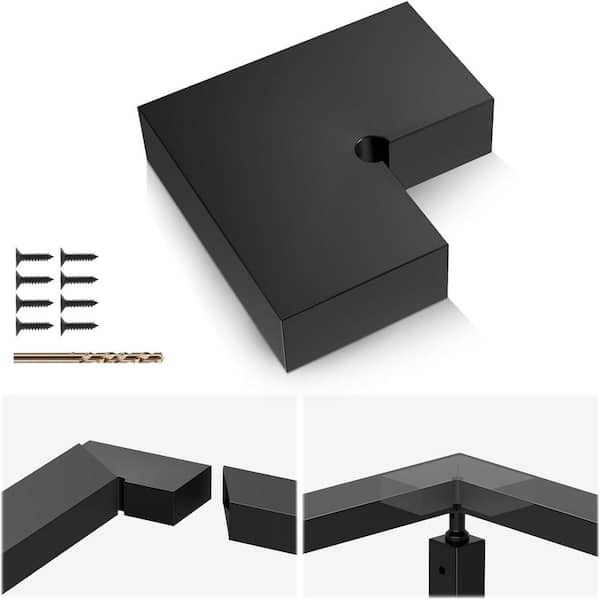 Black Corner Connector 90° Fitting Cable for Cable Railing System
