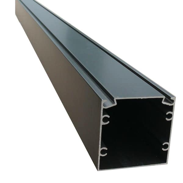 EZ Screen Room 95.25 in. x 2 in. x 2 in. Bronze Screen Room Aluminum Extrusion with Spline Track