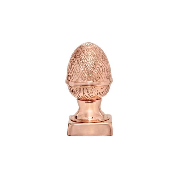 Protectyte 4 in. x 4 in. Copper Pineapple Slip Over Fence Post Cap