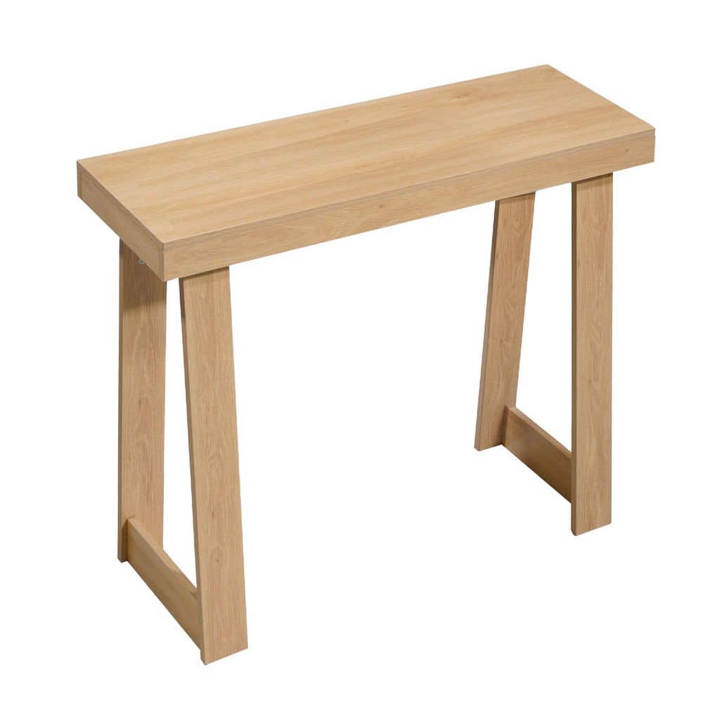 36 in. Console Table, Burlywood, Modern Behind-Sofa Desk, Wooden Entry Table, Narrow Accent Stand, 2025 update price history on PriceWatchPro