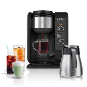 10 -Cup Black/Stainless Hot and Cold Brew System Coffee Maker