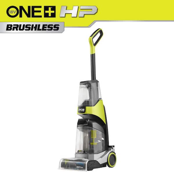 ONE+ HP 18V Cordless SWIFTClean Rug and Carpet Cleaner Machine (Tool Only) w/ (2) Brush Rolls and OXY Cleaning Solution