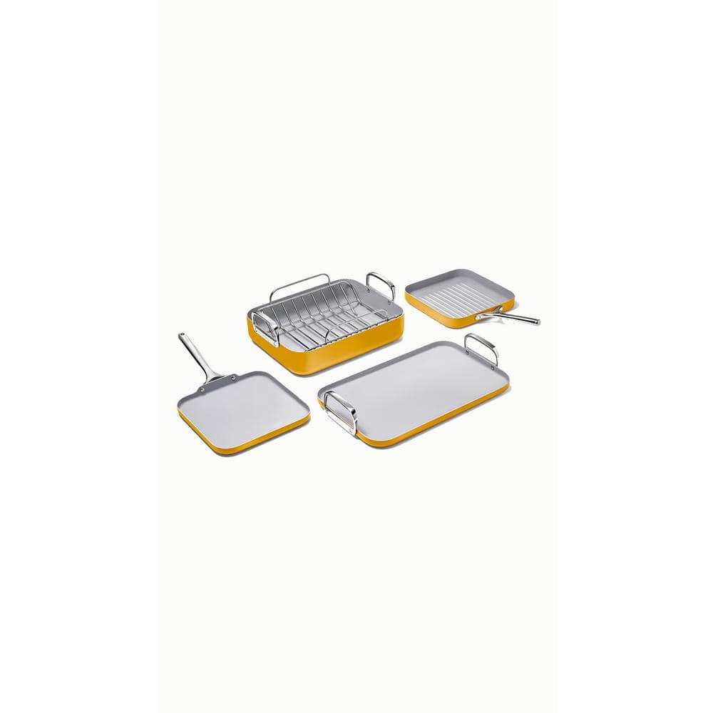 Marigold Non-Stick Ceramic Square Cookware Set