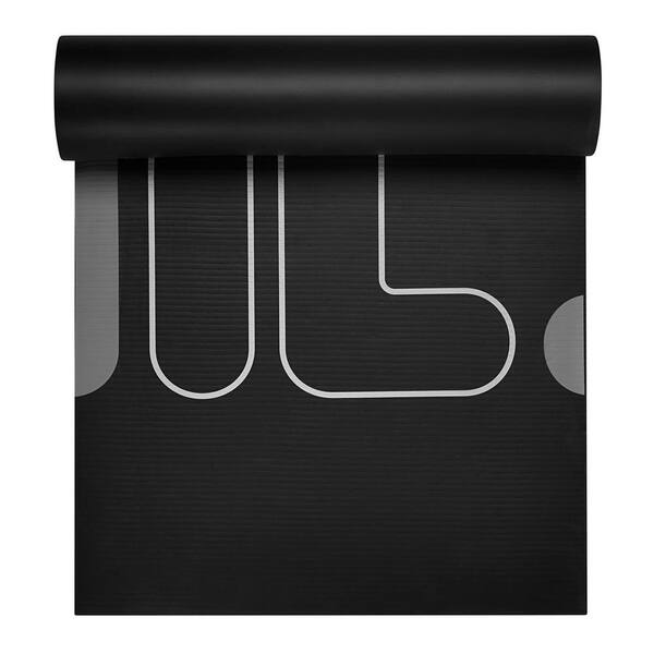 Fila Sport Black 72 in. L x 24 in. W x 10 mm Fit Yoga Mat (12 sq. ft)