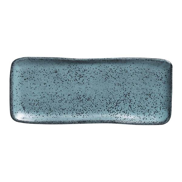 8.66 in. Night Sky Stoneware Rectangular Platter Organic (Set of 4)