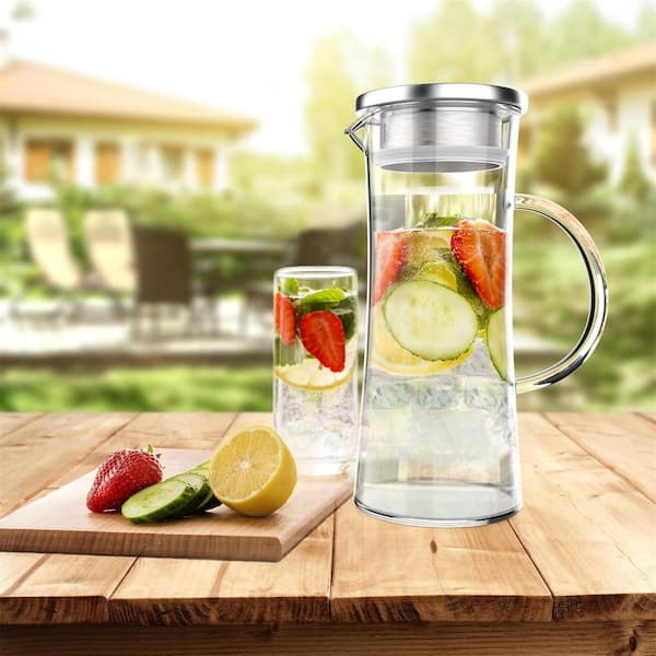 50 oz. Glass Pitcher with Lid
