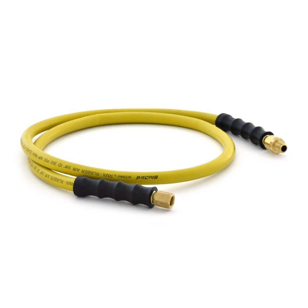 OILSHIELD 3/8 in. x 5 ft. Heavy Duty Rubber Snubber Air Hose