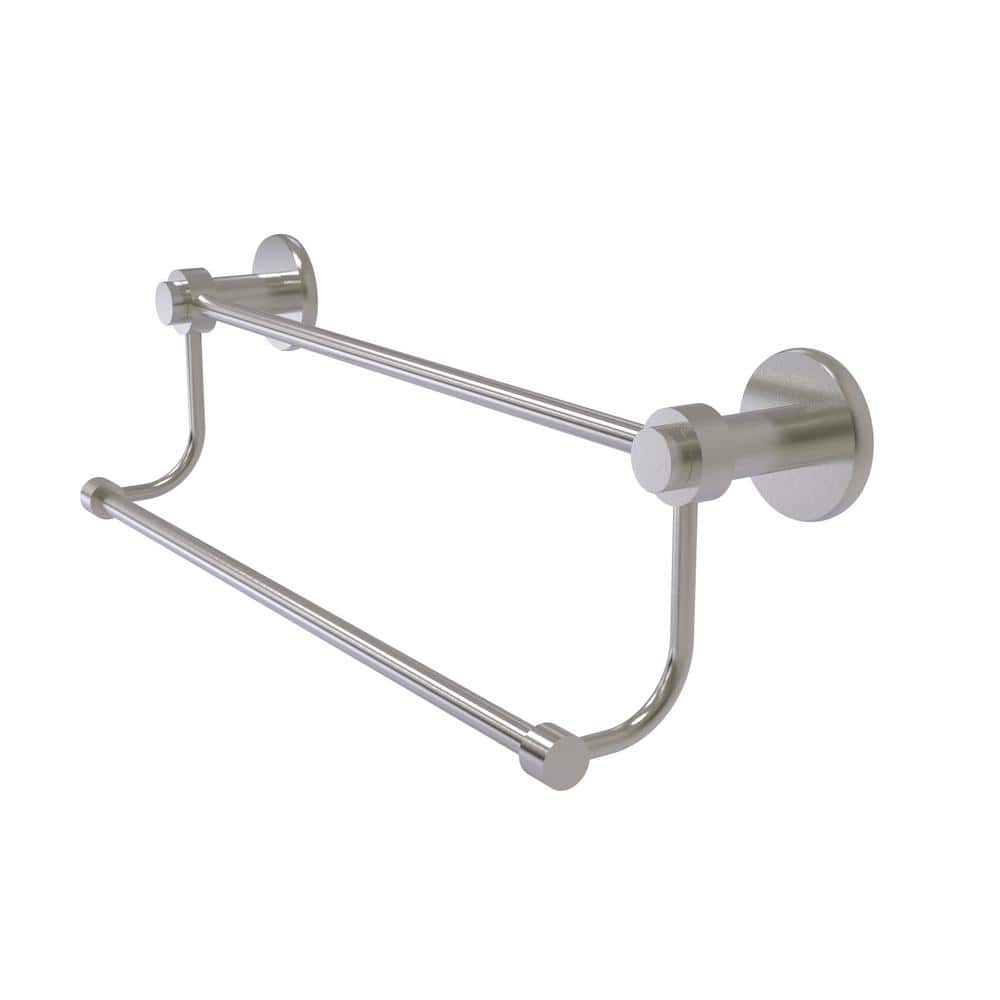 Allied Brass PQN-72/18-SN Prestige Que New Collection 18 Inch Double Towel Bar Satin Nickel 