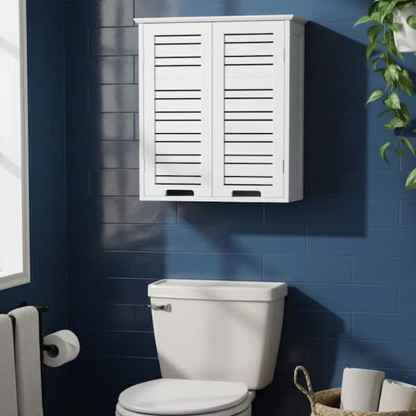 Miami 20.5 in. W Wall mount Bathroom Wall Cabinet in White