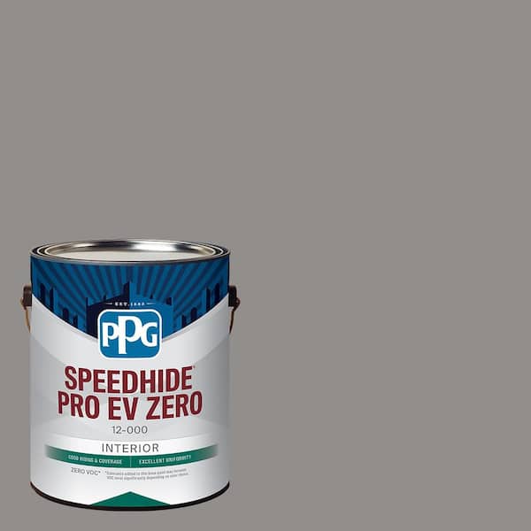 Speedhide Pro EV Zero 1 gal. PPG1002-5 Antique Silver Flat Interior Paint