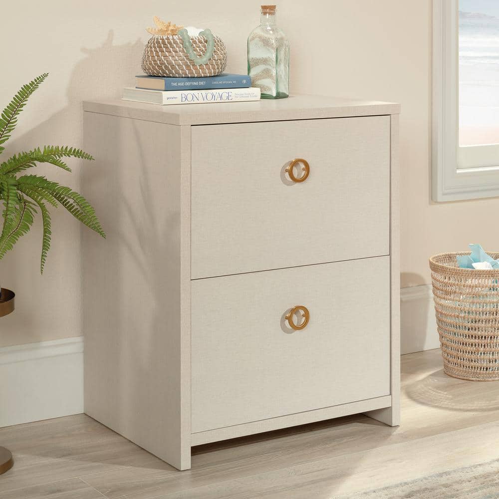 Dove Linen 2-Drawer Legal Size Lateral File Cabinet
