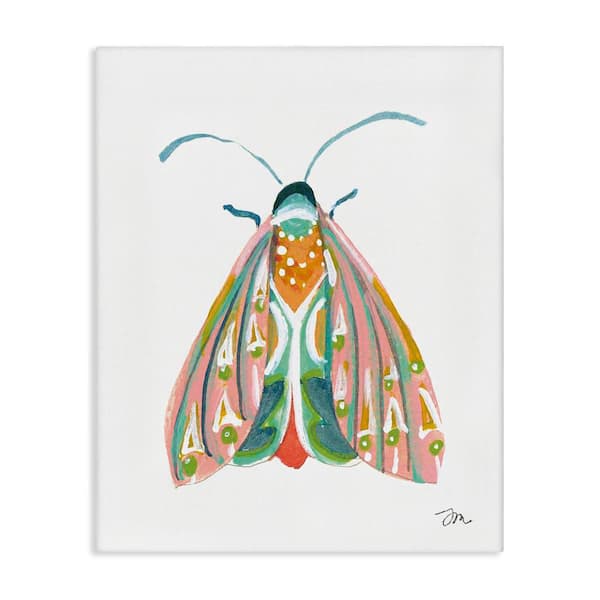 Delicate Insect on White by Jessica Mingo Unframed Animal Graphic Art Print 30 in. x 24 in.