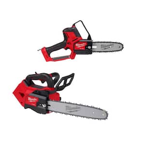 M18 FUEL 18V Lithium-Ion Brushless Cordless 8 in. HATCHET Pruning Saw with M18 FUEL 14 in. Top Handle Chainsaw (2-Tool)
