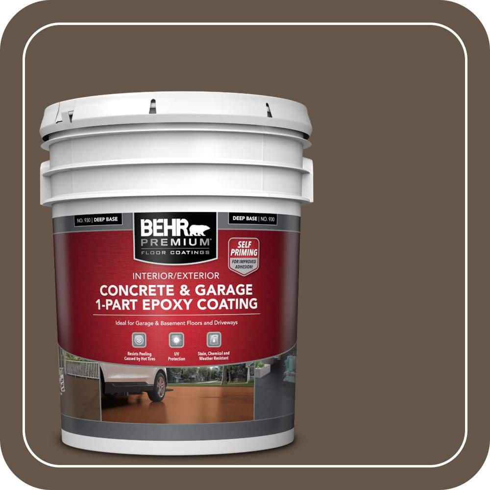 5 gal. #N220-7 Cavalry Brown Self-Priming 1-Part Epoxy Satin Interior/Exterior Concrete and Garage Floor Paint price history on PriceWatchPro