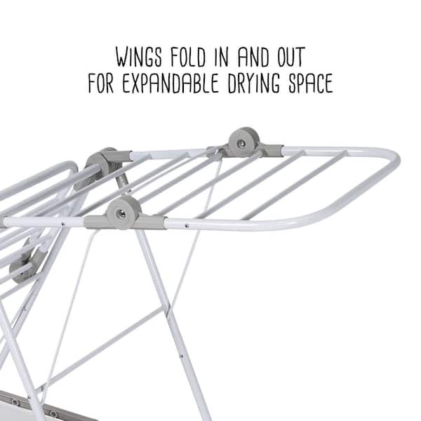 Honey-Can-Do Narrow Folding Wing Clothes Dryer White