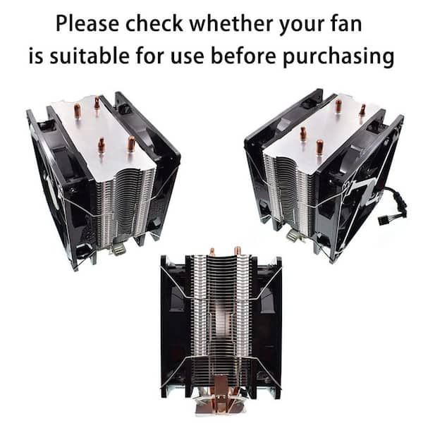 FENOHREFE 2 PCS Dissipate Calore Clip Morsetto Computer CPU Ventola di Raffreddamento Clip In Acciaio Inox Filo di Fissaggio Fibbia Staffa Cpu Fan Hook
