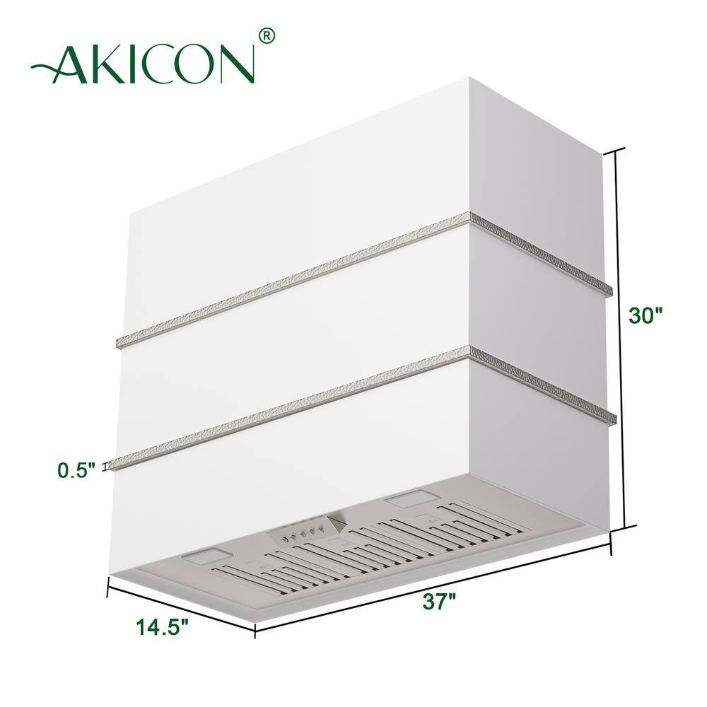 36'' Stainless Steel Wall Mount Range Hood with Charcoal Filter