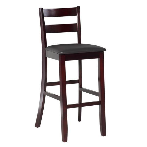 Bar Stool With Padded Faux Leather Seat, What Size Bar Stool For 43 Inch Counter