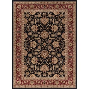 Ankara Mahal Black 5 ft. x 7 ft. Area Rug