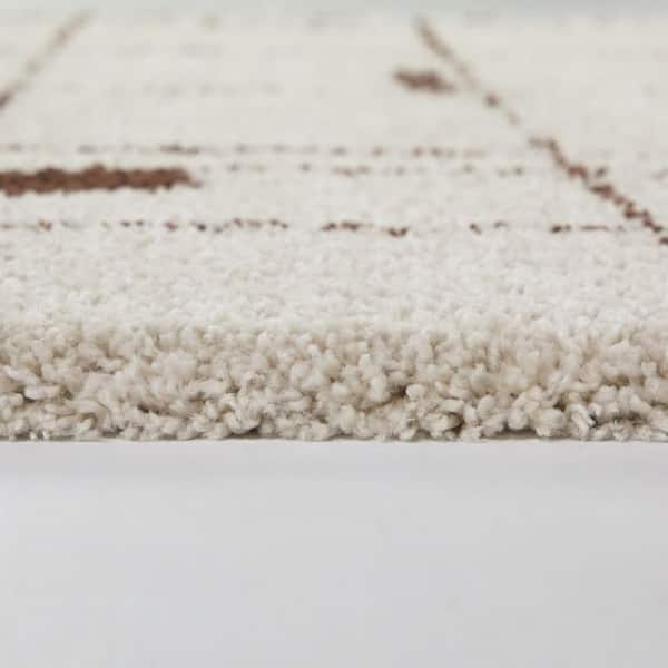 Emrys Cream 7 ft. 10 in. x 10 ft. Abstract Area Rug