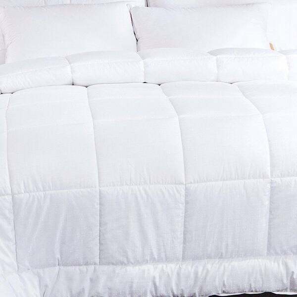 swift home Twin Size All Season Ultra Soft Down Alternative Single Comforter,  White ADC-WHI-T - The Home Depot