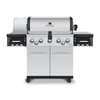 Regal S590 PRO IR 5-Burner Propane Gas Grill in Stainless Steel with Infrared Side Burner and Rear Rotisserie Burner