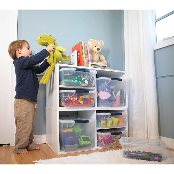 ピ*す様 ラバーメイド ストレージウェア 16個セット Rubbermaid Cleverstore Clear Variety Pack Storage Totes, 16-Pack