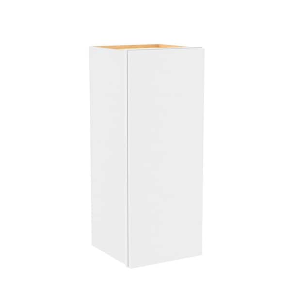 Hargrove 12 in. W x 12 in. D x 36 in. H Assembled Plywood Wall Kitchen Cabinet in Vesper White with Soft Close