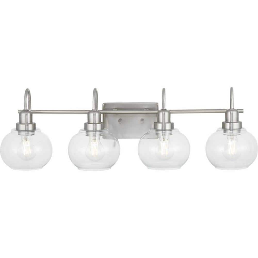 Lowes vanity deals lights brushed nickel