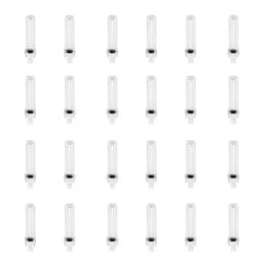 7W Equivalent PL CFLNI Twin Tube 2-Pin Plug-in G23 Base Compact Fluorescent CFL Light Bulb, Soft White 2700K (24-Pack)