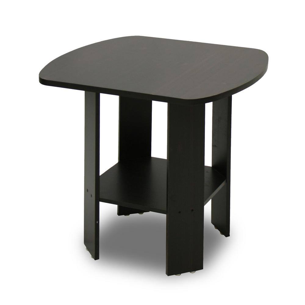 FURINNO Simple Design Coffee Table Columbia Walnut/Black 