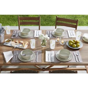 Trenblay Coupe Melamine Dinner Plates in Natural Beige (Set of 6)