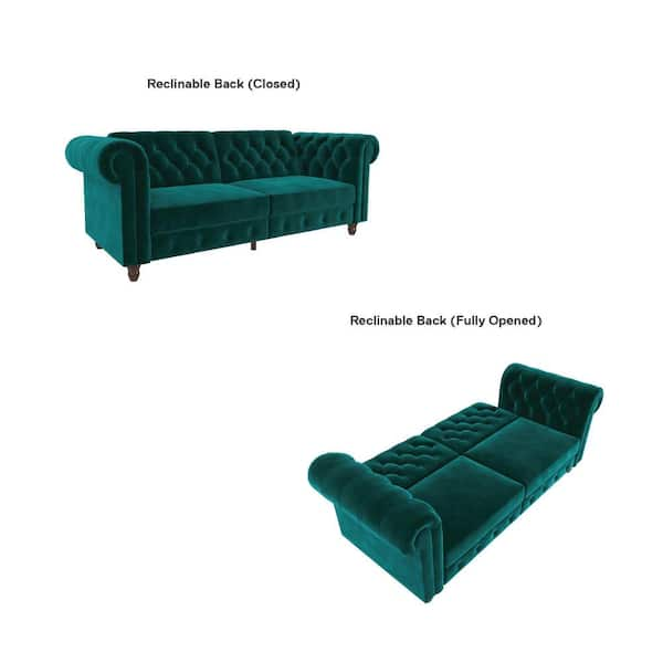 green double futon