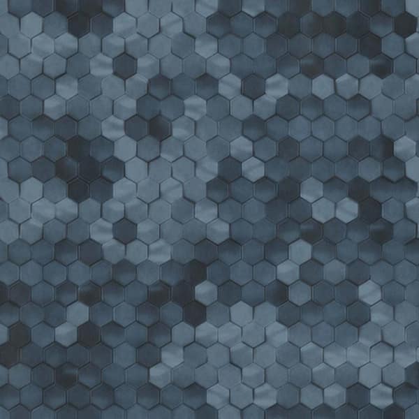 Walls Republic Shimmering Hexagons Paper Strippable Wallpaper (Covers 57 sq. ft.)