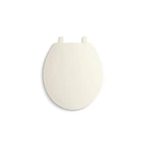 Brevia Round Closed Toilet Front Toilet Seat with Q2 Advantage in Biscuit