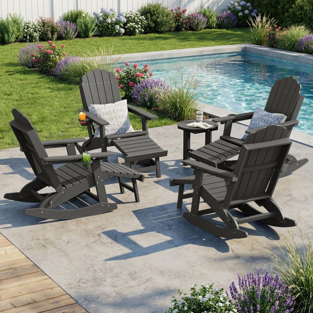 2tacs ojagadesign kdmproducts チェア Livewood Folding Ergonomic Plastic Adirondack Chair, 3-Position