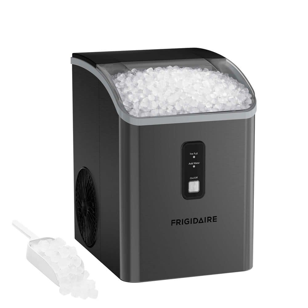 10.6 in. 33 lb. Countertop Nugget Ice Maker in Stainless Steel Black price history on PriceWatchPro