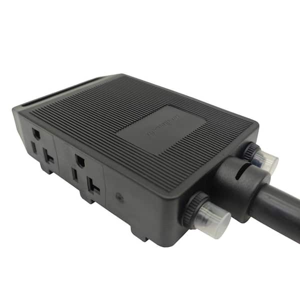 parkworld 1.5 ft. 4-Wire NEMA 14-50P Plug to (4) 5-20R/5-15R with