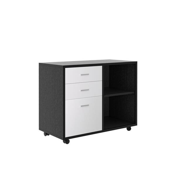 Halifax North America Filing Cabinet Printer Stand Mobile Lateral 28.25 High File Cabinet with 2 Drawers | Mathis Home