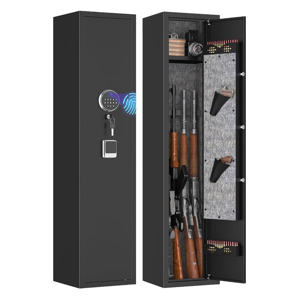 Multifunctional Fingerprint Gun Safe with Dual Alarm System, LED Light, Adjustable Rack, Pistol Holder price history on PriceWatchPro