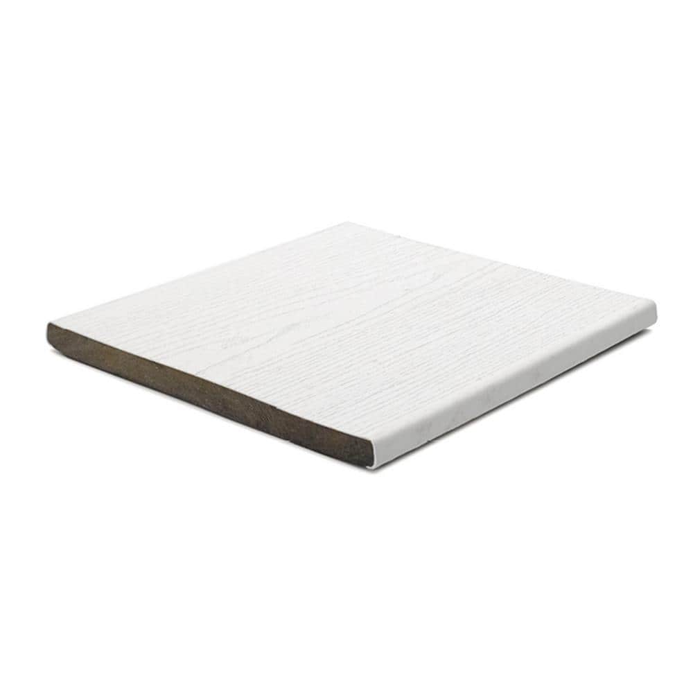 Trex 1 in. x 8 in. x 12 ft. White Universal Composite Fascia Deck