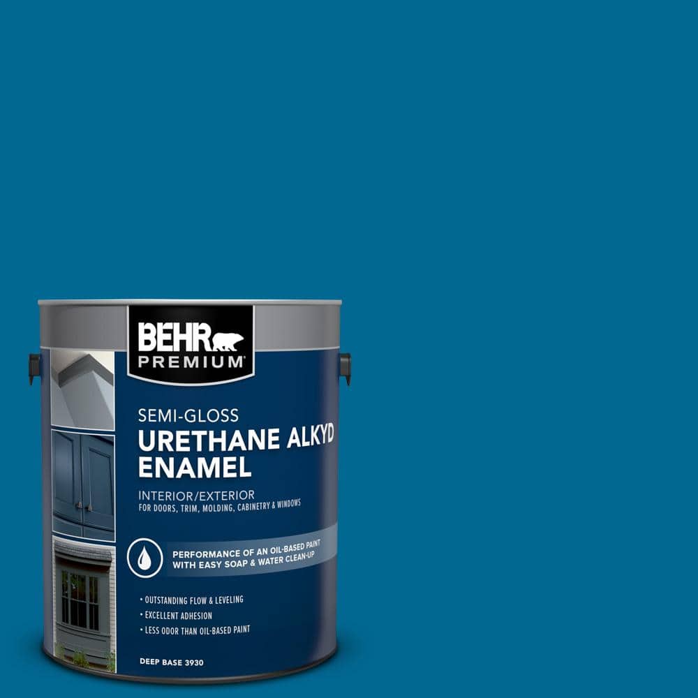 1 gal. #OSHA-1 OSHA SAFETY BLUE Urethane Alkyd Semi-Gloss Enamel Interior/E