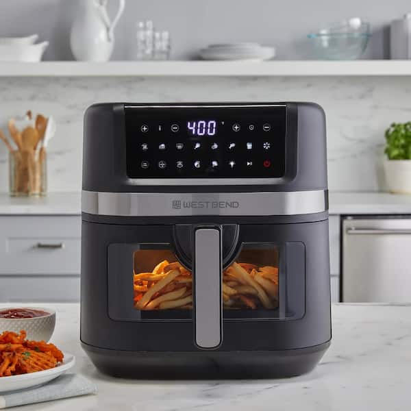 West Bend 7-Qt. Air Fryer with 13 One-Touch Presets, Black