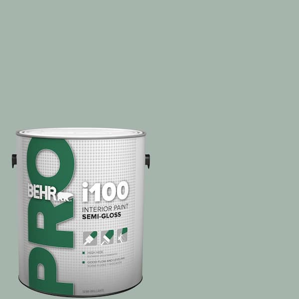 BEHR PRO 1 gal. #460E-3 Smokey Slate Semi-Gloss Interior Paint