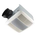 QT Series Very Quiet 80 CFM Ceiling Bathroom Exhaust Fan with Light and Night Light, ENERGY STAR*