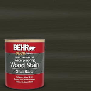 1 gal. #ST-108 Forest Semi-Transparent Waterproofing Exterior Wood Stain